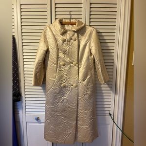 Vintage Neiman Marcus Evening Coat | 1960s Elegance | Rare Rose Fabric